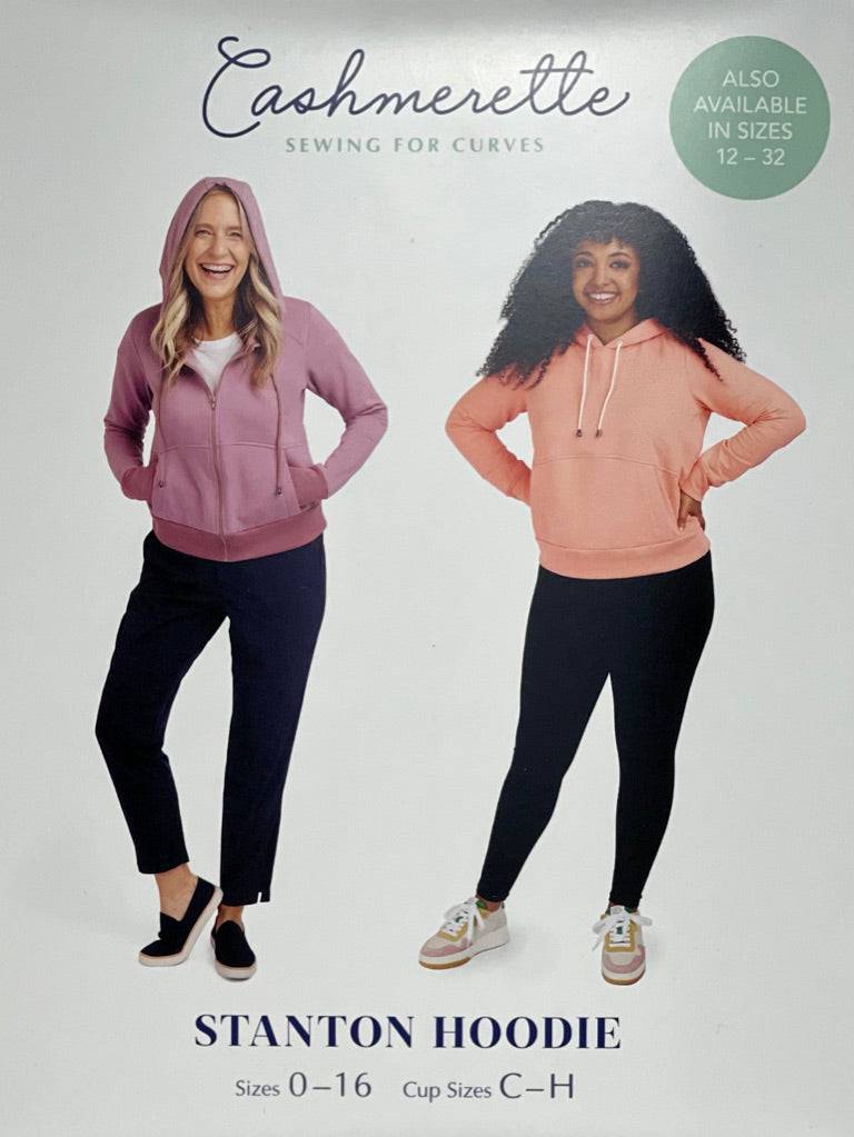 Stanton Hoodie (2 size options) Paper Pattern - Cashmerette