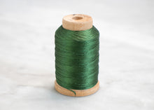 Load image into Gallery viewer, Belding Corticelli Pure Silk Thread: Green (#9575 F)
