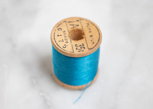 Belding Corticelli Pure Silk Thread: Sapphire Blue (#6175 A)