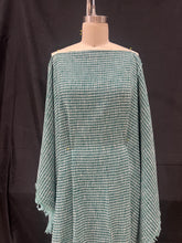Load image into Gallery viewer, Linton Tweeds - Teal, Aqua, and White Couture Boucle

