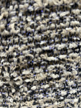 Load image into Gallery viewer, Linton Tweeds - Cream, Tan, Black and Purple Metallic Boucle
