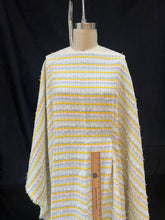 Load image into Gallery viewer, Linton Tweeds - Yellow, Multi Striped Boucle

