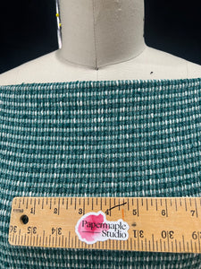 Linton Tweeds - Teal, Aqua, and White Couture Boucle