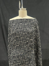 Load image into Gallery viewer, Linton Tweeds - Black, Tan, White Boucle
