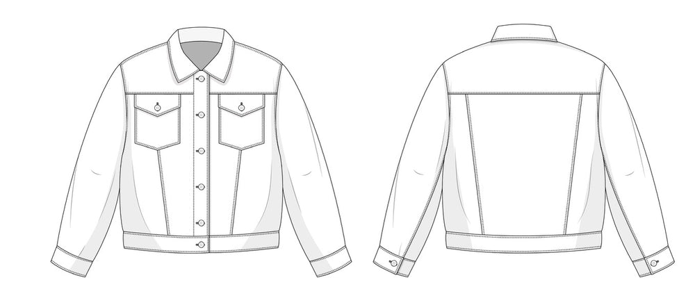 
                  
                    The Denim French Jacket -Five Days / All-Inclusive $1200 - Papermaple Studio
                  
                