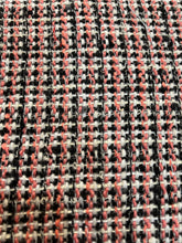 Load image into Gallery viewer, Linton Tweeds - Pink, Cream, White, Black and Silver Metallic Boucle
