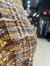Load image into Gallery viewer, Vintage Tweed - Orange, Yellow, Grey, Brown, Cream and Gold Multi Boucle
