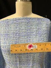 Load image into Gallery viewer, Linton Tweeds - Baby Blue, Dusky Blue Textural Boucle
