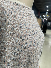 Load image into Gallery viewer, Linton Tweeds - Pink, Peach, Blue, Cream and Novelty Threaded Boucle
