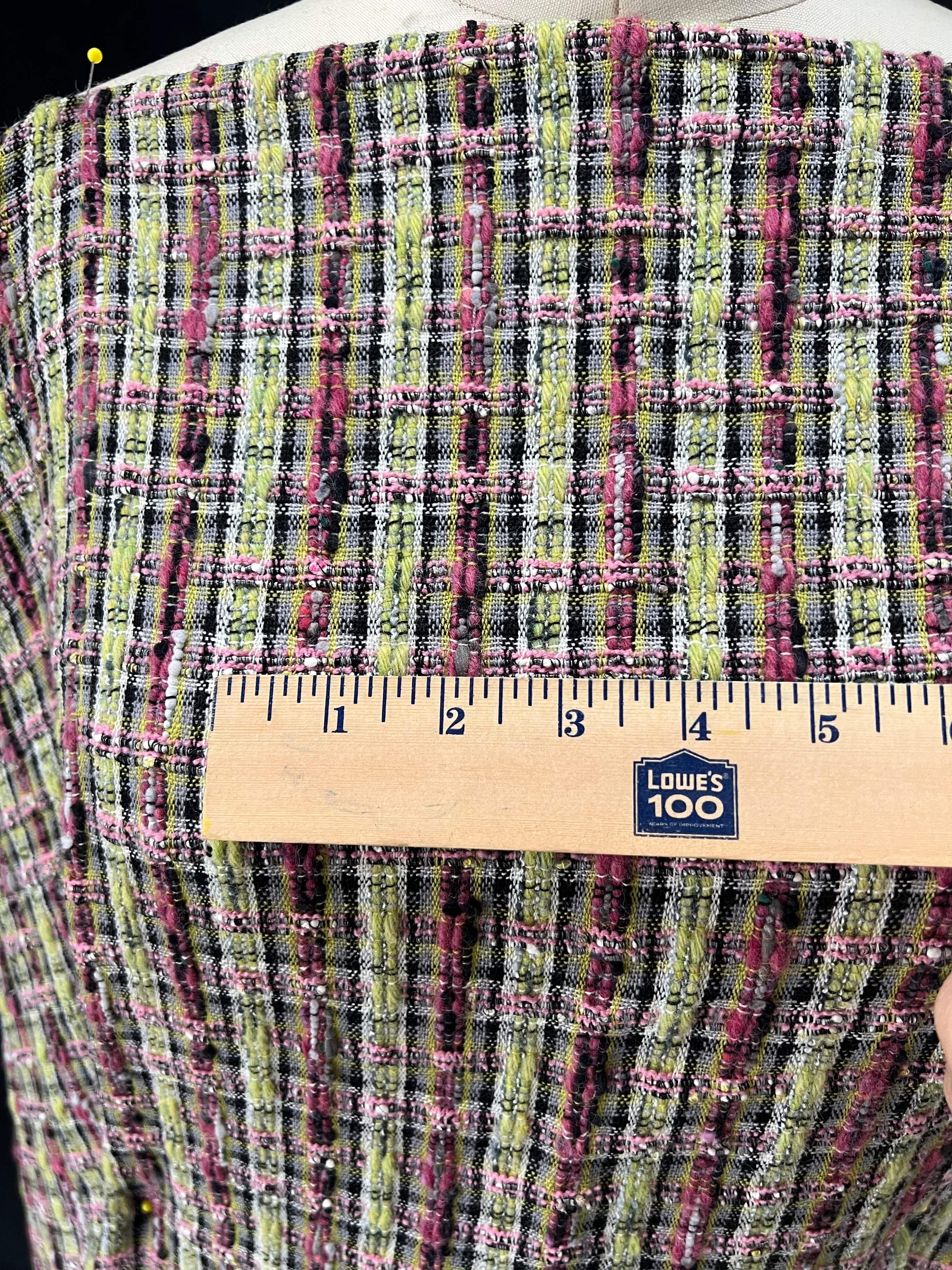 Linton Tweeds - Multi Checked Boucle – Papermaple Studio