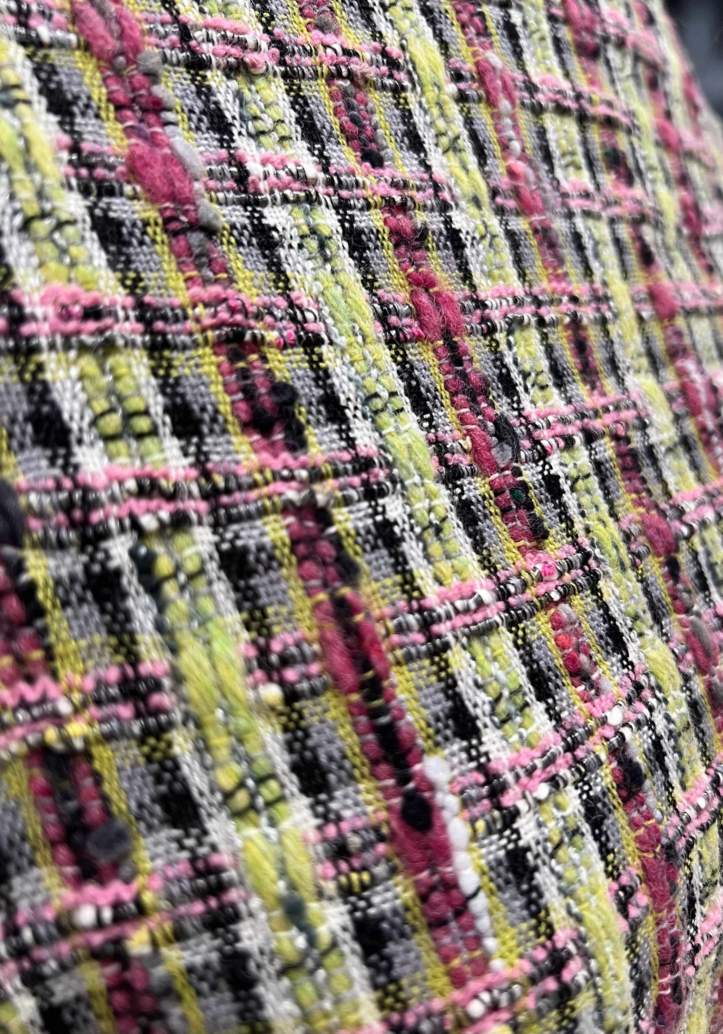 Linton Tweeds - Multi Checked Boucle – Papermaple Studio
