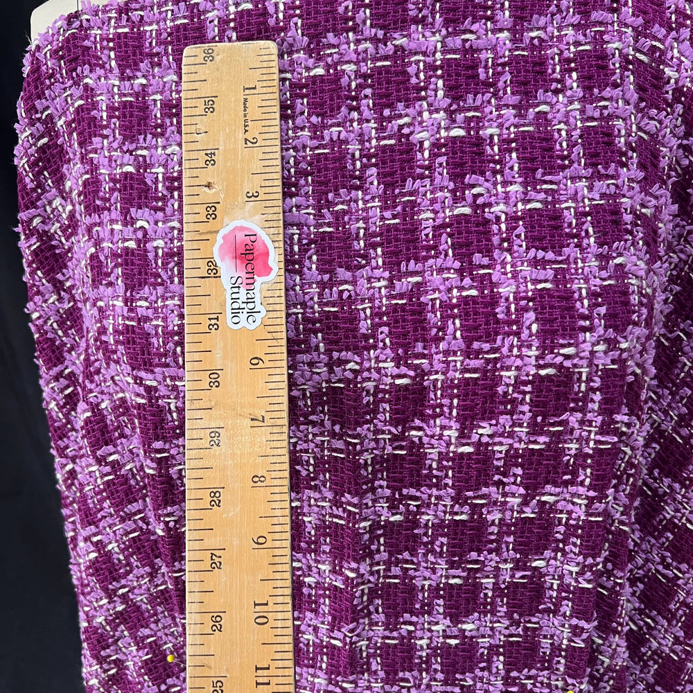 
                      
                        Linton Tweeds - Purple, White and Lilac Boucle
                      
                    