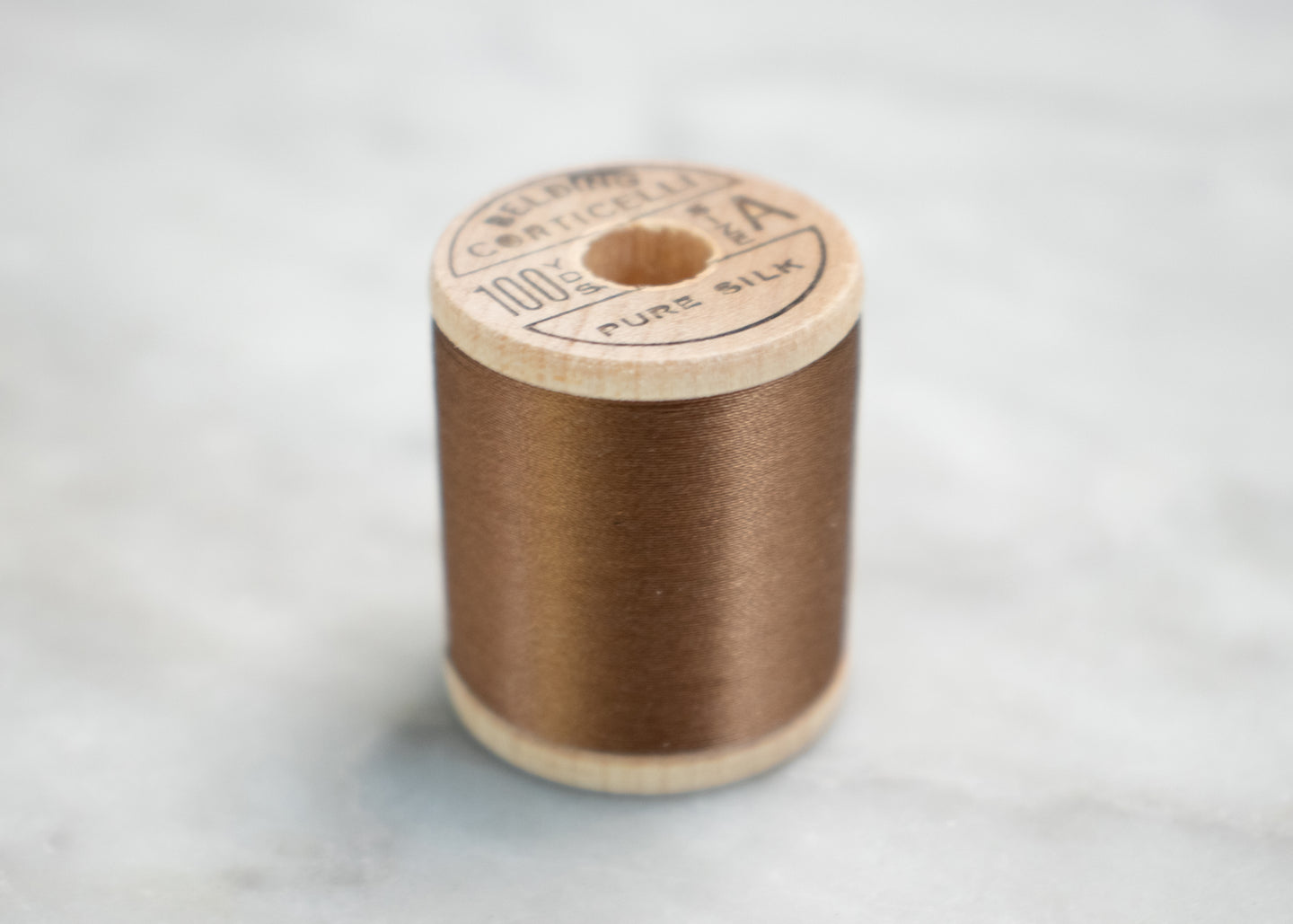 Belding Corticelli Pure Silk Thread: Pecanut (#5120 A)