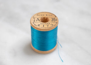 Belding Corticelli Pure Silk Thread: Sapphire Blue (#6175 A)