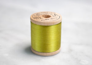 Belding Corticelli Pure Silk Thread: Limerick Green (#9125 A)