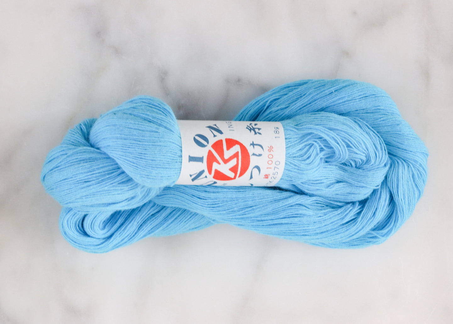 Union Sewing Japanese Cotton Basting Thread: Blue