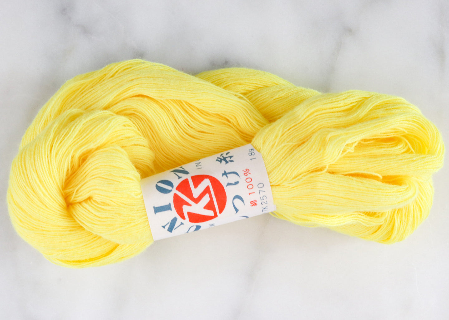 Union Sewing Japanese Cotton Basting Thread: Yellow
