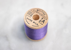 Belding Corticelli Pure Silk Thread: Purple (#8953 A)