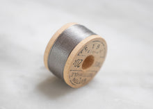 Load image into Gallery viewer, Belding Corticelli Pure Silk Thread: Fabulous Shimmer Nickle Silver (#7615 D)
