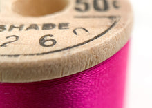 Load image into Gallery viewer, Belding Corticelli Pure Silk Thread: Cerise Rose (#2260 A)
