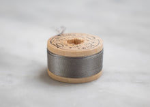 Load image into Gallery viewer, Belding Corticelli Pure Silk Thread: Fabulous Shimmer Nickle Silver (#7615 D)
