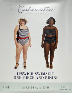 It's here! The Ipswich Swimsuit sewing pattern with underwired bra, Cashmerette