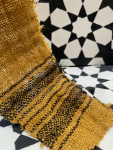 Load image into Gallery viewer, Merchant and Mills - Four Stripe Linen Mustard
